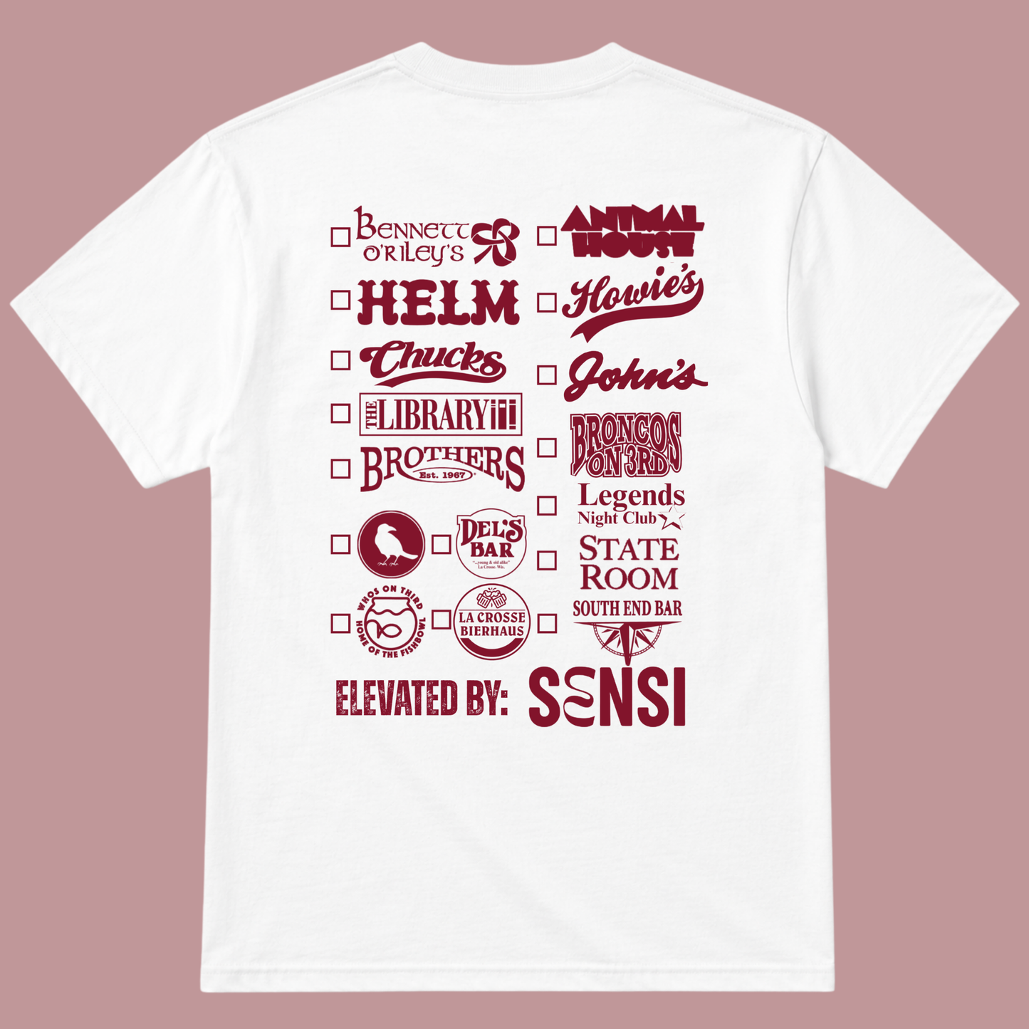 Back 2 School Bar Crawl Shirt